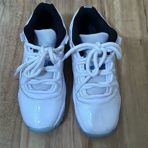 Blue and white Air Jordan retro 11 low Sz 3 1/2